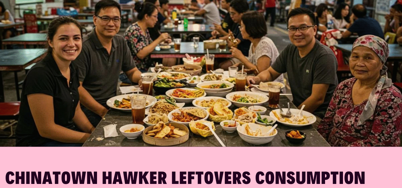 chinatown hawker leftovers consumption