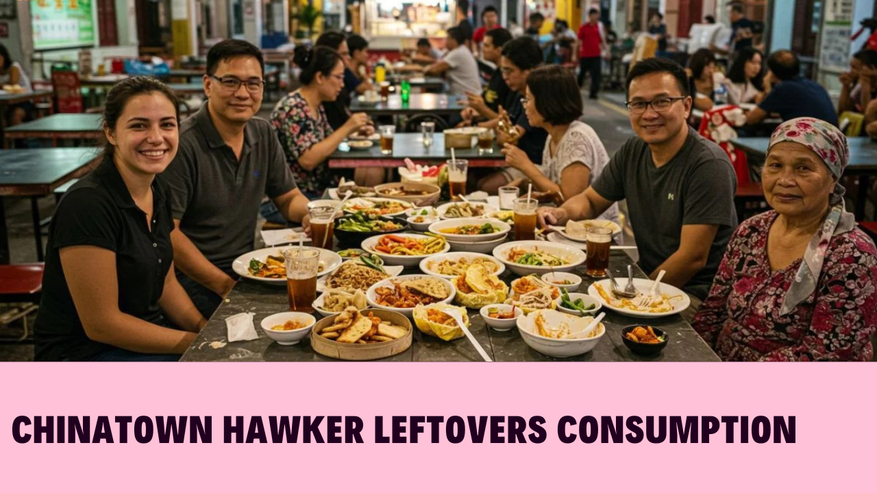 chinatown hawker leftovers consumption
